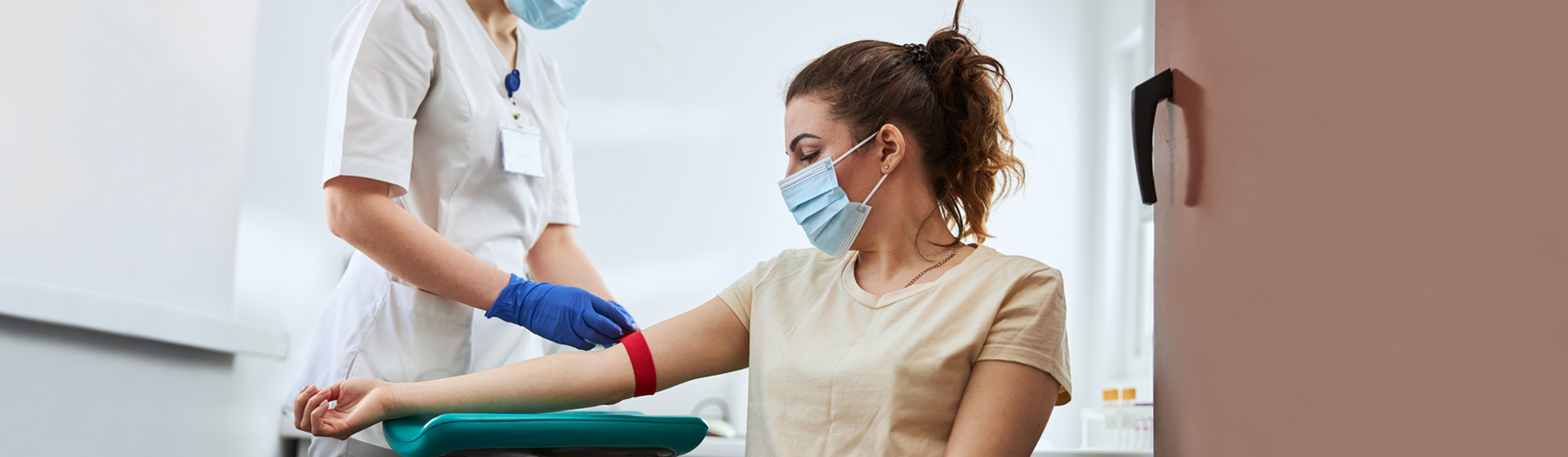 Female Patient gets Bloodwork