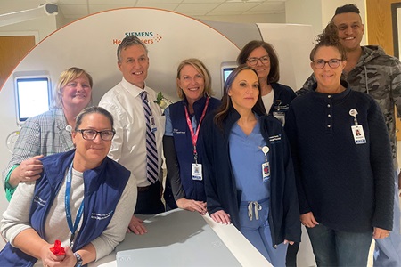 AJH CT Scan team with new CT scanner